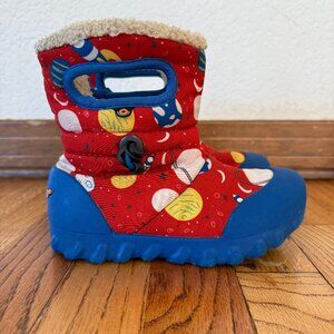 BOGS Kids Winter Boots - Size 11 Kids - Red and Blue